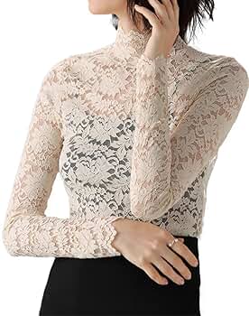 トップス ANYWHERE PRODUCTS COTTON LACE TOPS 616qVNgw-DL._UY350_.jpg